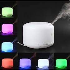 Umidificador e Difusor de Aromas 5 Em 1 Elétrico 500ml com Controle Colorido - Imagem 4